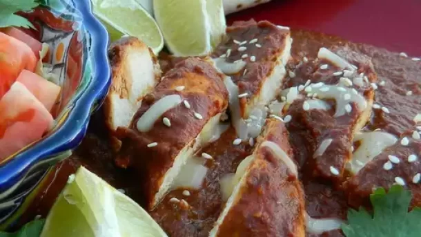 slow cooker chicken mole