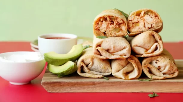 healthy chimichangas