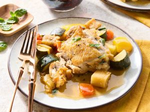 Ratatouille Chicken: Baked Chicken With Veggies