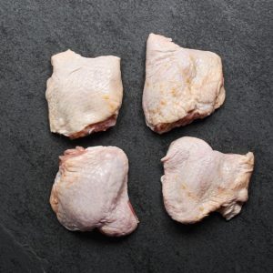 Chicken thighs with skin