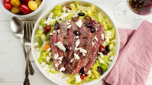 Greek Steak Salad Recipe