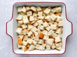 French bread cubes