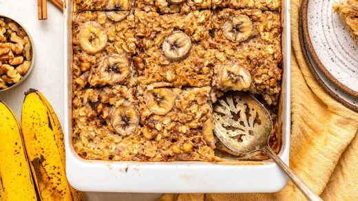 Banana Bread Recipe Baked Oatmeal Breakfast