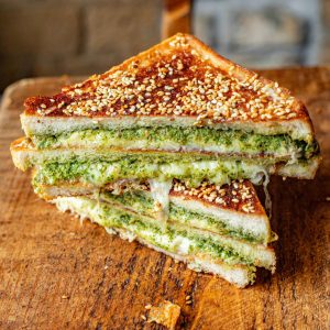 You’ll Love This Pesto Grilled Cheese Recipe