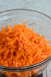 Grated carrot