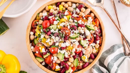 Healthy Salad Recipes: Easy Three Bean Salad