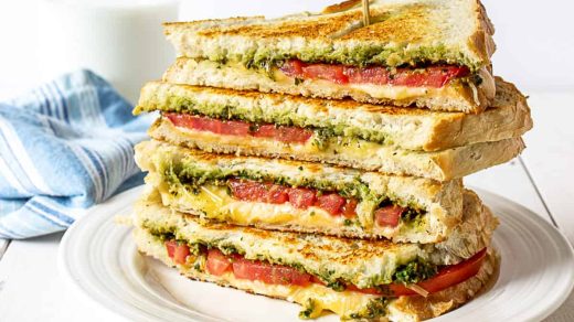 You’ll Love This Pesto Grilled Cheese Recipe