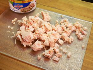 Canned chicken, drained