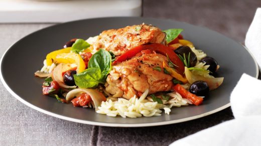 Ratatouille Chicken: Baked Chicken With Veggies