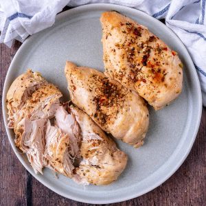 Cooked chicken breast