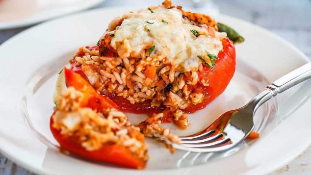 Beef and Rice Stuffed Peppers That Taste Amazing
