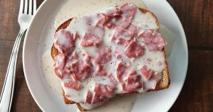 Creamed Beef Toast Recipe