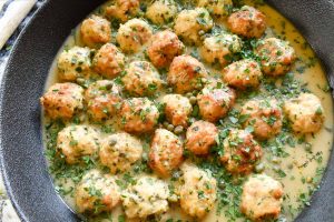 Chicken Piccata Meatballs