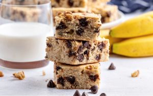 Soft Banana Dessert Bars Loaded With Love