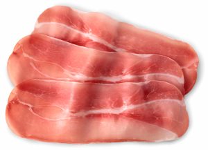 Slices prosciutto