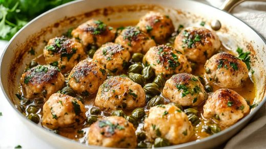 Chicken Piccata Meatballs Recipe To Try Now