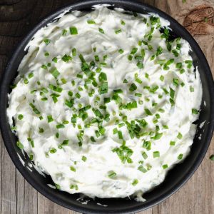 Chive cream cheese
