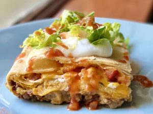 Crunchwrap Casserole