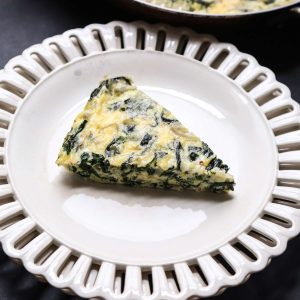 Crustless Spinach Quiche