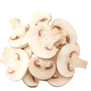 Sliced mushrooms