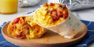 Air Fryer Breakfast Burritos