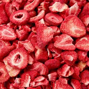 Freeze-dried strawberries