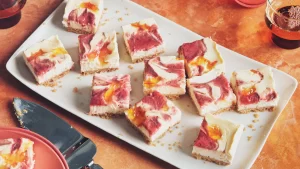 Easy Rhubarb Cheesecake