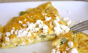 Greek Omelet With Asparagus And Feta