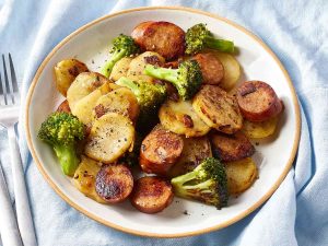 Easy Kielbasa Skillet