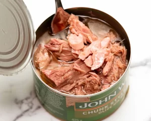 Cans of tuna
