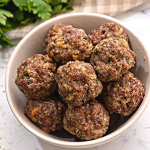 Italian beef meatballs
